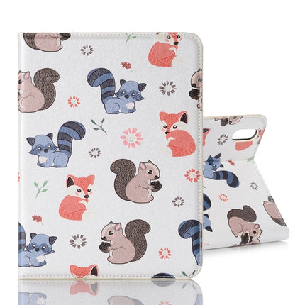 Funda de cuero con tapa horizontal y diseño de dibujos animados para iPad mini 6/mini 2024