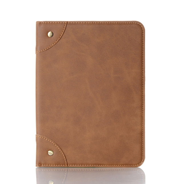 Retro Book Style Leather Tablet Case, For iPad mini 6 / mini 2024