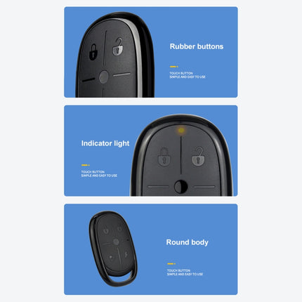 AK-K2000812 4-button Copy Style Electric Barrier Garage Door Battery Car Key Remote Controller, 315MHZ, 433MHZ