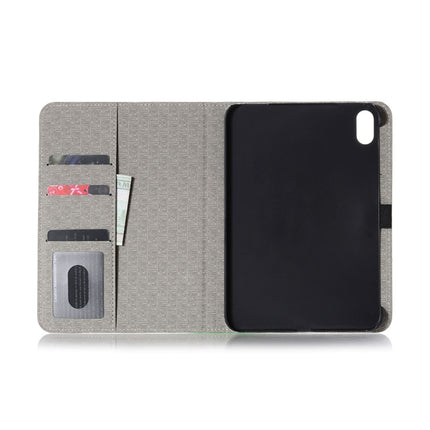 Funda de piel de oveja con textura cruzada para tableta, para iPad mini 6, para iPad mini 6 / mini 2024