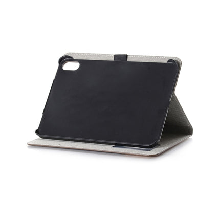 Funda de piel de oveja con textura cruzada para tableta, para iPad mini 6, para iPad mini 6 / mini 2024