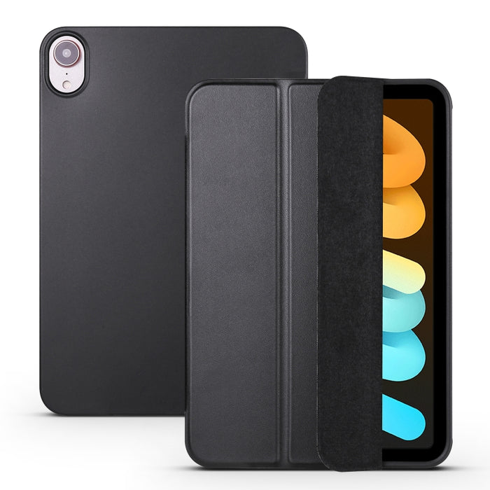 Honeycomb TPU Leather Tablet Case with 3-Folding Holder, For iPad mini 6 / mini 2024