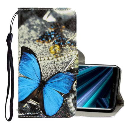 3D Colored Drawing Horizontal Flip PU Leather Case with Holder & Card Slots & Wallet