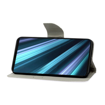 3D Colored Drawing Horizontal Flip PU Leather Case with Holder & Card Slots & Wallet