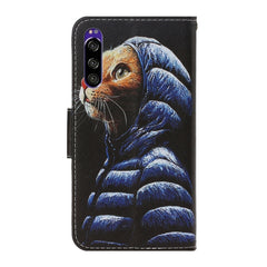 3D Colored Drawing Horizontal Flip PU Leather Case with Holder & Card Slots & Wallet