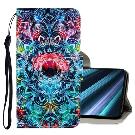 3D Colored Drawing Horizontal Flip PU Leather Case with Holder & Card Slots & Wallet