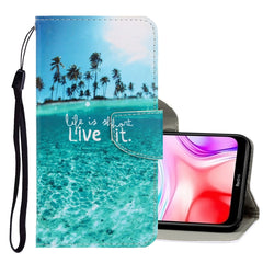 3D Colored Drawing Horizontal Flip PU Leather Case with Holder & Card Slots & Wallet, For Xiaomi Redmi 8, For Xiaomi Redmi 7A