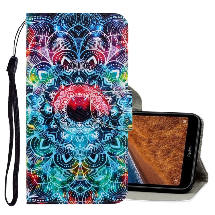 3D Colored Drawing Horizontal Flip PU Leather Case with Holder & Card Slots & Wallet