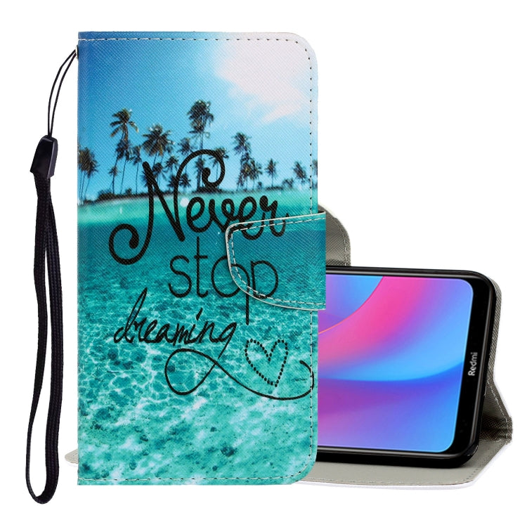 3D Colored Drawing Horizontal Flip PU Leather Case with Holder & Card Slots & Wallet