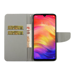 3D Colored Drawing Horizontal Flip PU Leather Case with Holder & Card Slots & Wallet