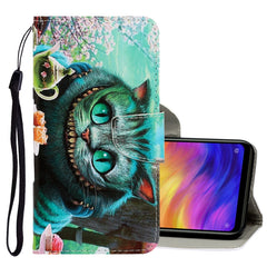 3D Colored Drawing Horizontal Flip PU Leather Case with Holder & Card Slots & Wallet, For Xiaomi Redmi 8A, For Xiaomi Redmi Note 7