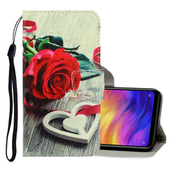 3D Colored Drawing Horizontal Flip PU Leather Case with Holder & Card Slots & Wallet, For Xiaomi Redmi 8A, For Xiaomi Redmi Note 7