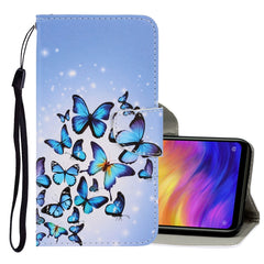 3D Colored Drawing Horizontal Flip PU Leather Case with Holder & Card Slots & Wallet, For Xiaomi Redmi 8A, For Xiaomi Redmi Note 7