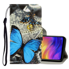 3D Colored Drawing Horizontal Flip PU Leather Case with Holder & Card Slots & Wallet, For Xiaomi Redmi 8A, For Xiaomi Redmi Note 7