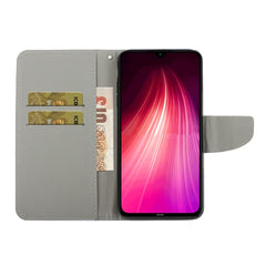 3D Colored Drawing Horizontal Flip PU Leather Case with Holder & Card Slots & Wallet, For Xiaomi Redmi Note 8, For Xiaomi Redmi Note 8 Pro