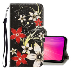 3D Colored Drawing Horizontal Flip PU Leather Case with Holder & Card Slots & Wallet, For Xiaomi Redmi Note 8, For Xiaomi Redmi Note 8 Pro