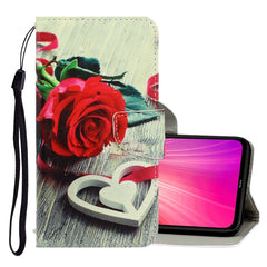 3D Colored Drawing Horizontal Flip PU Leather Case with Holder & Card Slots & Wallet, For Xiaomi Redmi Note 8, For Xiaomi Redmi Note 8 Pro