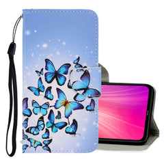 3D Colored Drawing Horizontal Flip PU Leather Case with Holder & Card Slots & Wallet, For Xiaomi Redmi Note 8, For Xiaomi Redmi Note 8 Pro