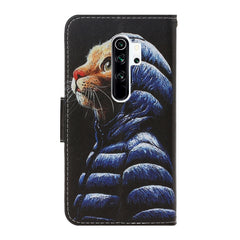 3D Colored Drawing Horizontal Flip PU Leather Case with Holder & Card Slots & Wallet