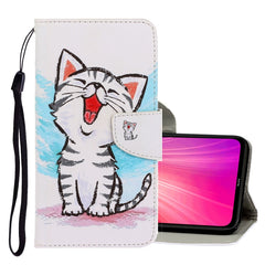 3D Colored Drawing Horizontal Flip PU Leather Case with Holder & Card Slots & Wallet, For Xiaomi Redmi Note 8, For Xiaomi Redmi Note 8 Pro