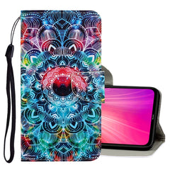 3D Colored Drawing Horizontal Flip PU Leather Case with Holder & Card Slots & Wallet, For Xiaomi Redmi Note 8, For Xiaomi Redmi Note 8 Pro