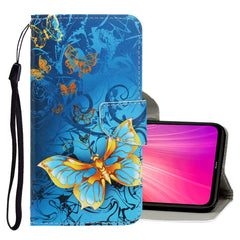 3D Colored Drawing Horizontal Flip PU Leather Case with Holder & Card Slots & Wallet, For Xiaomi Redmi Note 8, For Xiaomi Redmi Note 8 Pro