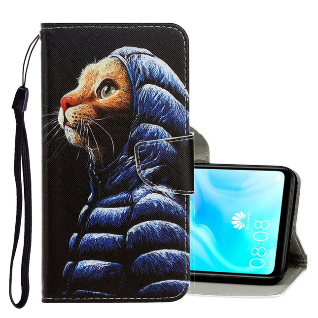 3D Colored Drawing Horizontal Flip PU Leather Case with Holder & Card Slots & Wallet