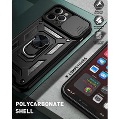 Sliding Camera Cover Design Precise Hole TPU+PC Protective Case, For iPhone 13 mini, For iPhone 13, For iPhone 13 Pro, For iPhone 13 Pro Max