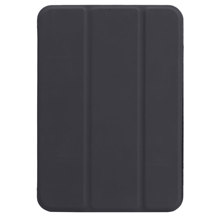 Horizontale Klapphülle, ultradünn, doppelseitiger Clip, schnallenloser magnetischer PU-Lederkoffer mit dreifach klappbarer Halterung und Schlaf-/Weckfunktion, für iPad mini 2024/mini 6