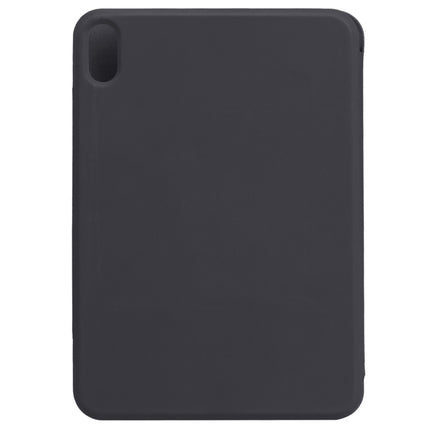 Funda de cuero PU ultrafina con tapa horizontal, doble cara, clip magnético sin hebilla, soporte plegable en tres direcciones y función de suspensión/activación, para iPad mini 2024/mini 6