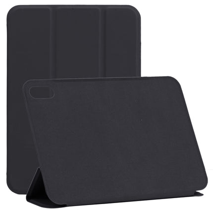 Funda de cuero PU ultrafina con tapa horizontal, doble cara, clip magnético sin hebilla, soporte plegable en tres direcciones y función de suspensión/activación, para iPad mini 2024/mini 6
