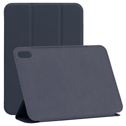 Funda de cuero PU ultrafina con tapa horizontal, doble cara, clip magnético sin hebilla, soporte plegable en tres direcciones y función de suspensión/activación, para iPad mini 2024/mini 6