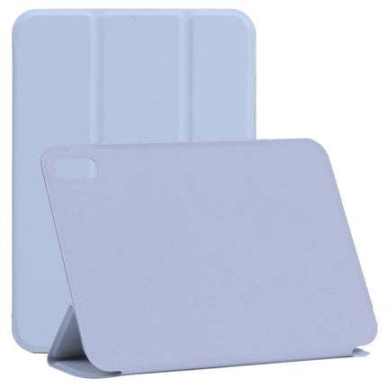 Funda de cuero PU ultrafina con tapa horizontal, doble cara, clip magnético sin hebilla, soporte plegable en tres direcciones y función de suspensión/activación, para iPad mini 2024/mini 6