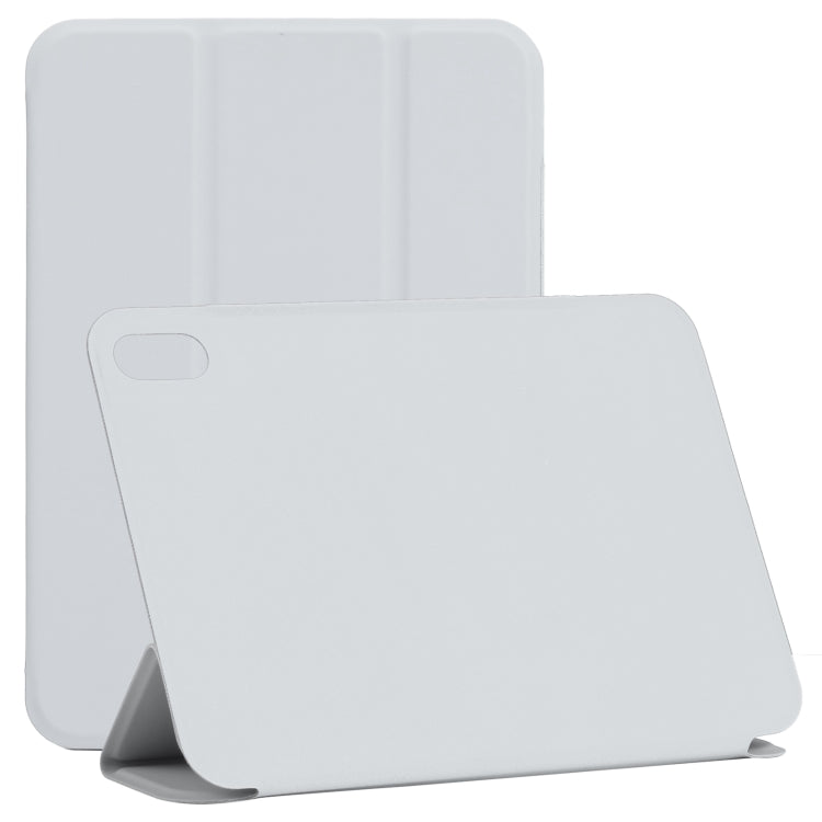 Horizontale Klapphülle, ultradünn, doppelseitiger Clip, schnallenloser magnetischer PU-Lederkoffer mit dreifach klappbarer Halterung und Schlaf-/Weckfunktion, für iPad mini 2024/mini 6