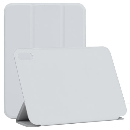 Funda de cuero PU ultrafina con tapa horizontal, doble cara, clip magnético sin hebilla, soporte plegable en tres direcciones y función de suspensión/activación, para iPad mini 2024/mini 6