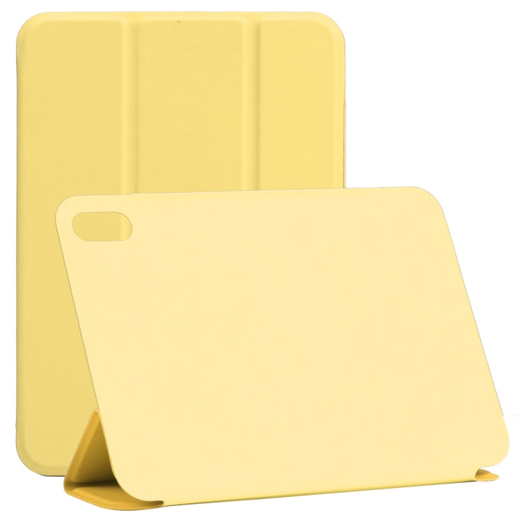 Horizontale Klapphülle, ultradünn, doppelseitiger Clip, schnallenloser magnetischer PU-Lederkoffer mit dreifach klappbarer Halterung und Schlaf-/Weckfunktion, für iPad mini 2024/mini 6