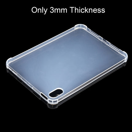 Funda de TPU transparente a prueba de golpes con cuatro esquinas de 3 mm para iPad mini 2024/mini 6, para iPad mini 2024/mini 6