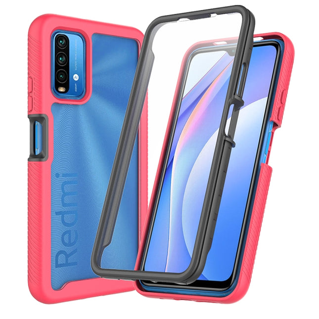 Starry Sky Solid Color Series Shockproof PC + TPU Protective Case with PET Film, For Xiaomi Poco M3 / Redmi Note 9 4G, For Xiaomi Redmi Note 10, For Xiaomi Redmi Note 10 Pro, For OPPO A54 5G / A74 5G / A93 5G / OnePlus Nord N200 5G                     ...