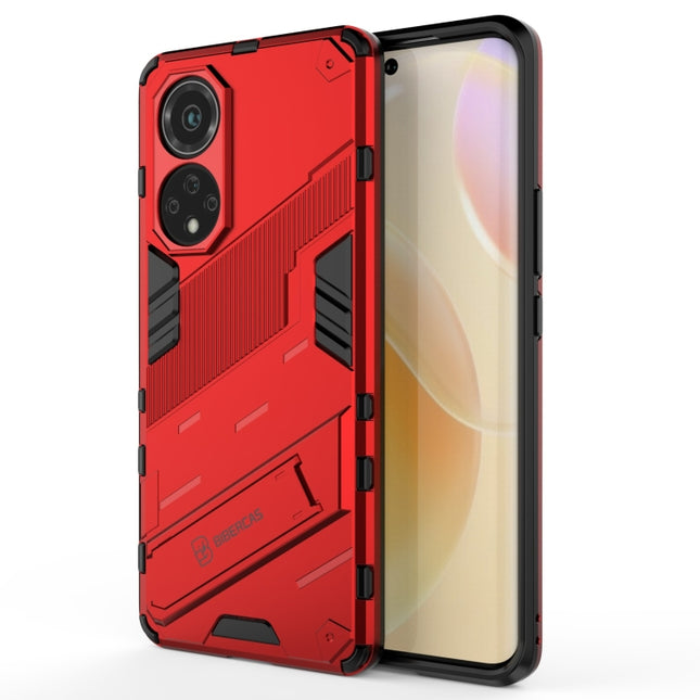 Punk Armor 2 in 1 PC + TPU Shockproof Case with Invisible Holder, For Huawei nova 9