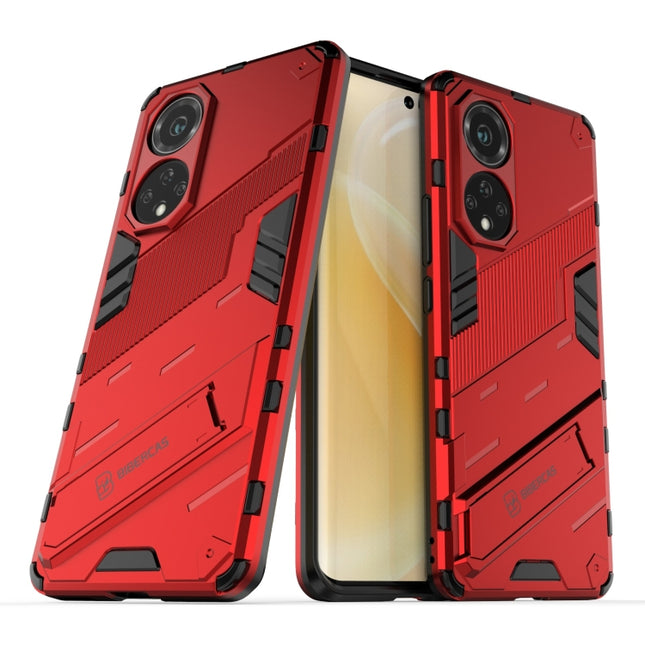 Punk Armor 2 in 1 PC + TPU Shockproof Case with Invisible Holder, For Huawei nova 9