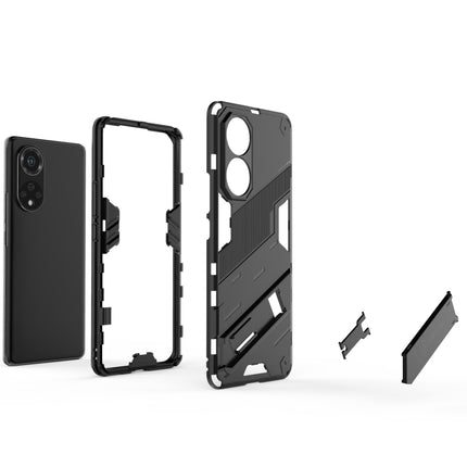 Punk Armor 2 in 1 PC + TPU Shockproof Case with Invisible Holder, For Huawei nova 9