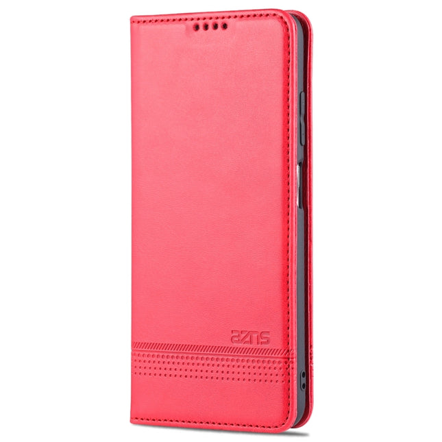 AZNS Magnetic Calf Texture Horizontal Flip Leather Case with Card Slots & Holder & Wallet, For Samsung Galaxy A03s 166mm