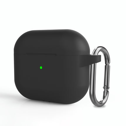 Funda protectora de silicona gruesa para auriculares inalámbricos con gancho para AirPods 3