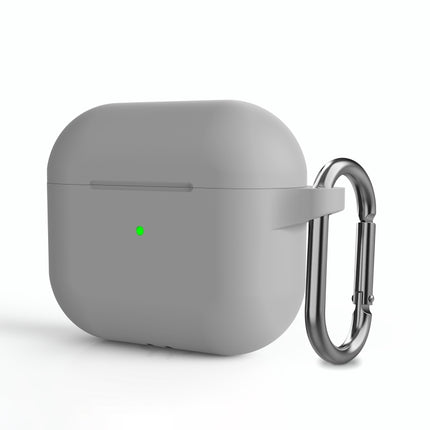 Funda protectora de silicona gruesa para auriculares inalámbricos con gancho para AirPods 3