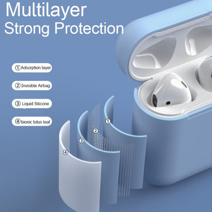 Funda protectora de silicona gruesa para auriculares inalámbricos con gancho para AirPods 3