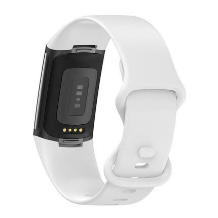 For Fitbit Charge 5 Silicone Replacement Strap Watchband, S