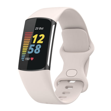 For Fitbit Charge 5 Silicone Replacement Strap Watchband, S