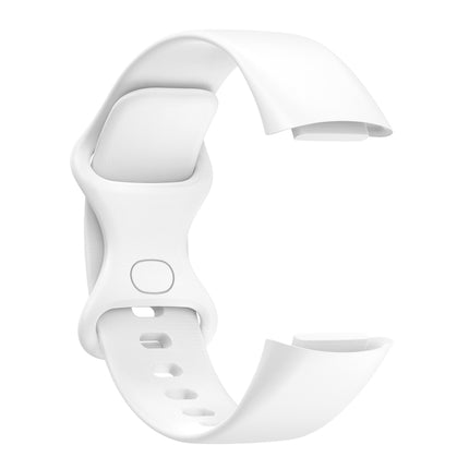 For Fitbit Charge 5 Silicone Replacement Strap Watchband, L