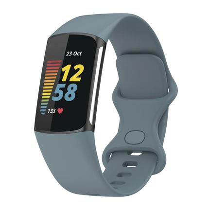 For Fitbit Charge 5 Silicone Replacement Strap Watchband, L