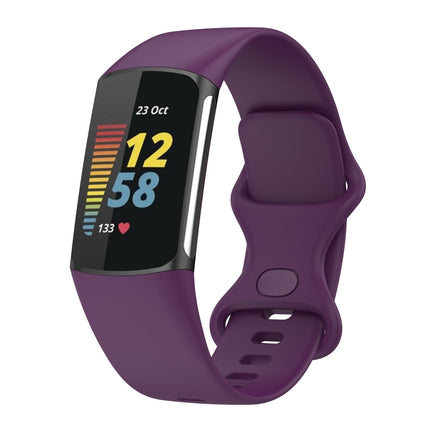 For Fitbit Charge 5 Silicone Replacement Strap Watchband, L